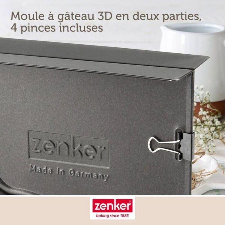 Zenker 3D Easter Bunny cake pan set 2-piece 600 ml