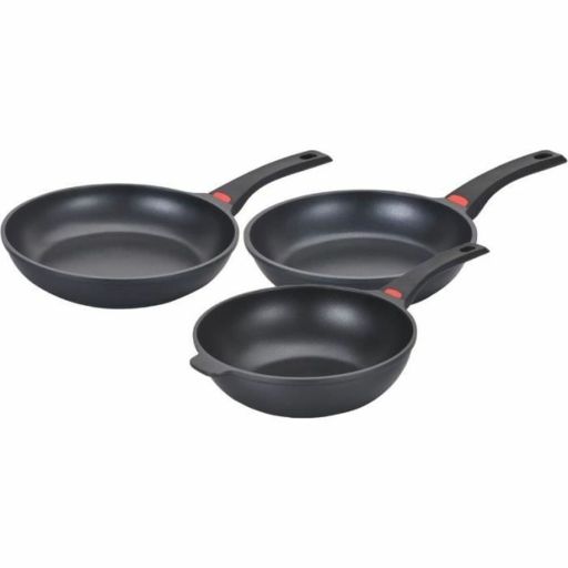 Baumalu 3-delige pannenset zwart SV 3000 3000 W Zwart | Huisbest.nl
