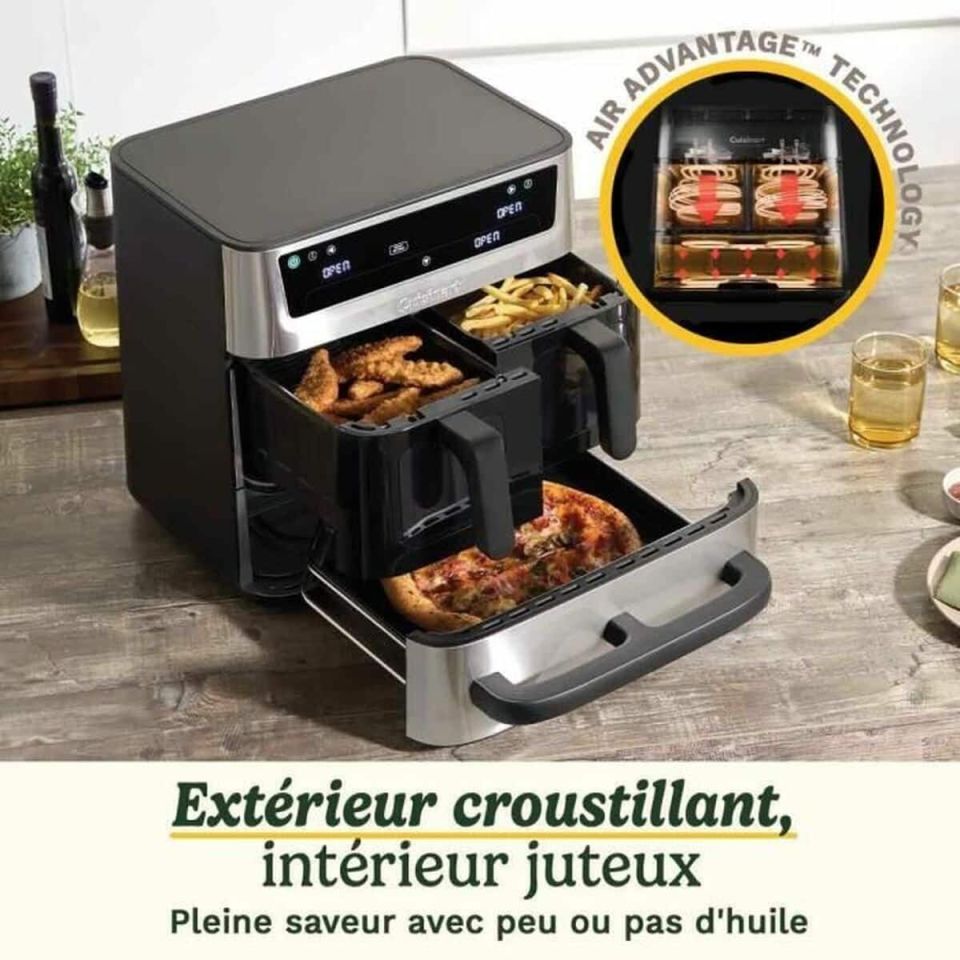 Cuisinart Tri Zone AFT13XSSE Airfryer & Oven 13.6L 2400W
