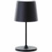 Brilliant Kaami G90939/76 oplaadbare LED tafellamp zwart mat IP44 37 cm
