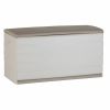 Plastiken tuinkist 350L beige 120 cm kunststof afsluitbaar