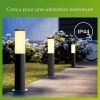 Philips Utrecht Sokkellamp E27 Antraciet IP44