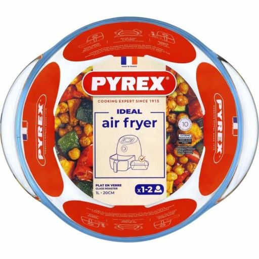 Pyrex Air Fryer bowl round Ø20 cm 1L borosilicate glass Pyrex Air Fryer bowl round Ø20 cm 1L borosilicate glass