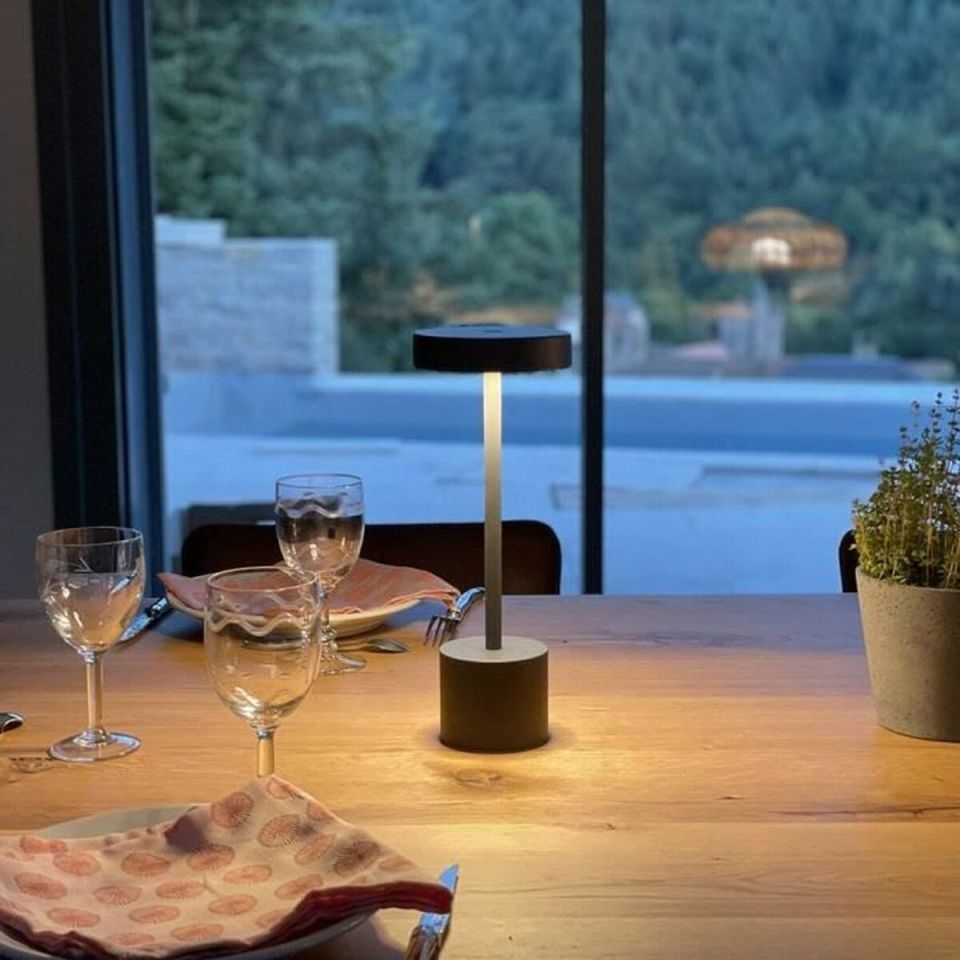 Lumisky ROBY wireless LED table lamp aluminum 30 cm