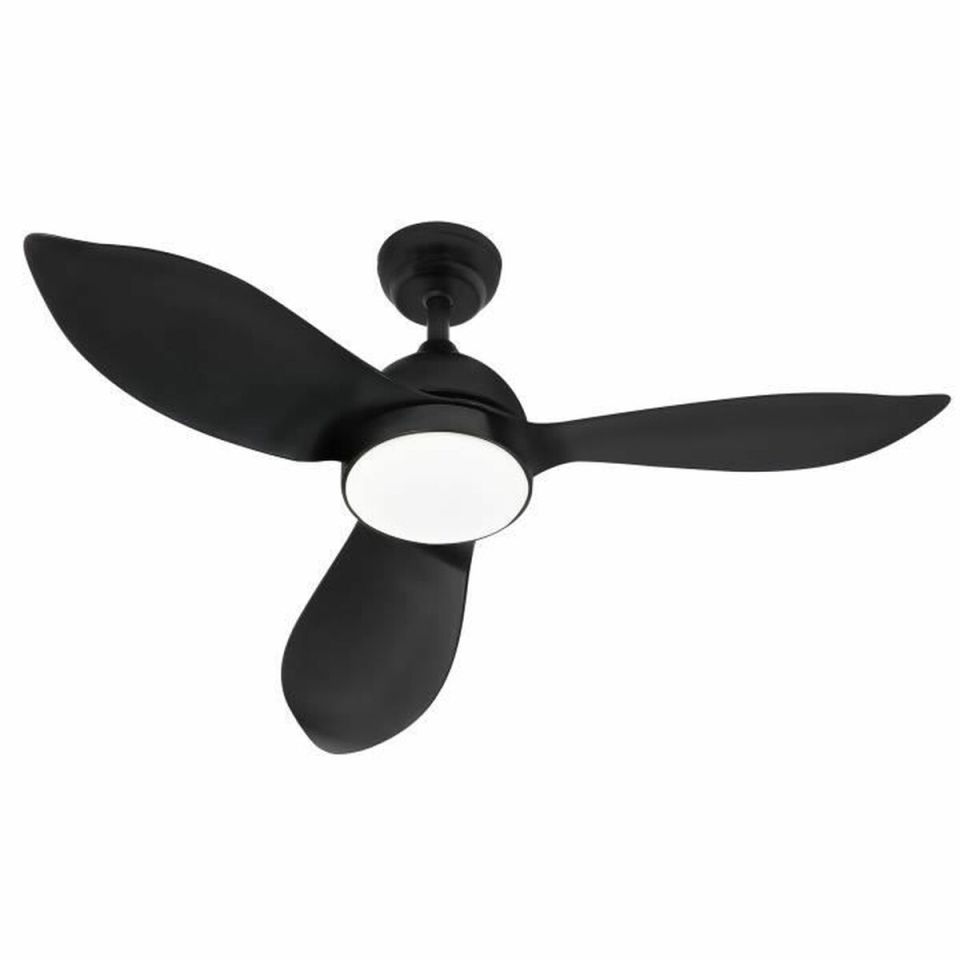 Farelek Corsica ceiling fan black Ø116 cm 70W LED