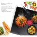 Art & Cuisine AC1083 kookpannenset 10-delig aluminium zwart met antiaanbaklaag
