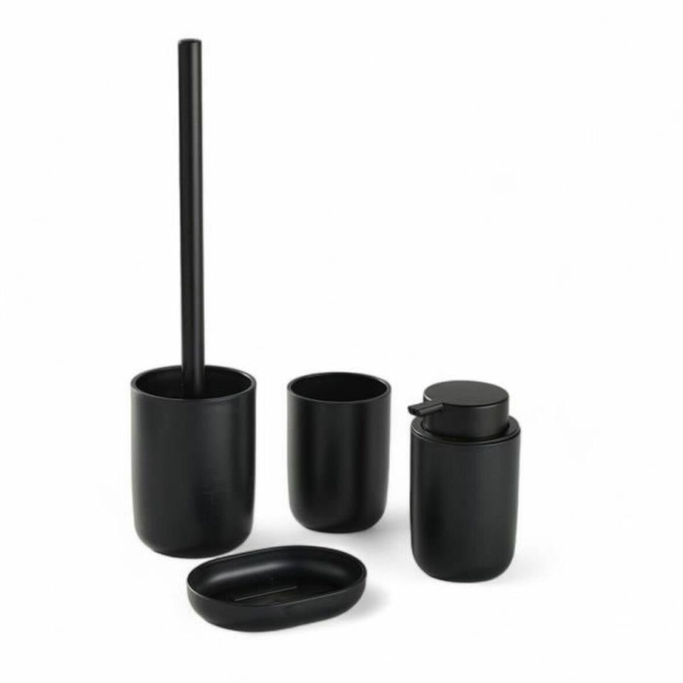 Badset TODAY HOY Zwart Plastic Modern 4 Onderdelen (4 Stuks)