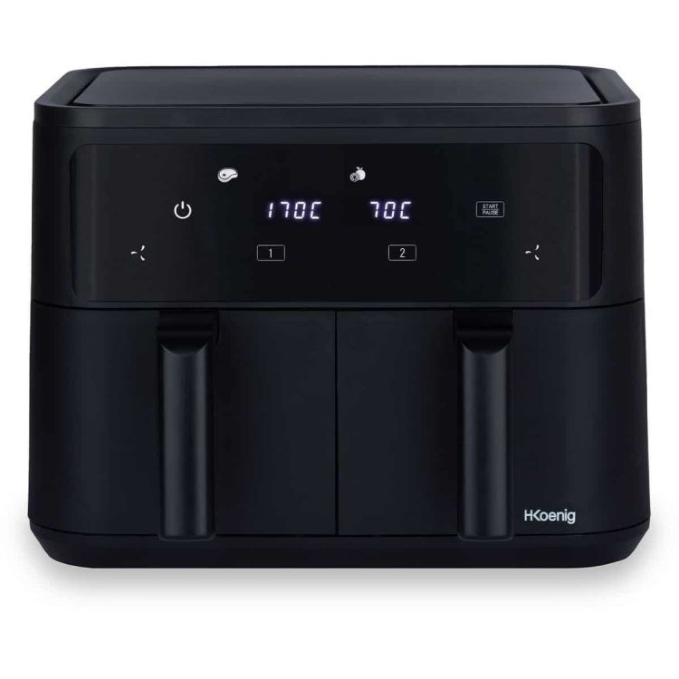H.Koenig FRY900 dual airfryer 9L 2400W touchscreen