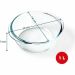 Pyrex Air Fryer bowl round Ø20 cm 1L borosilicate glass