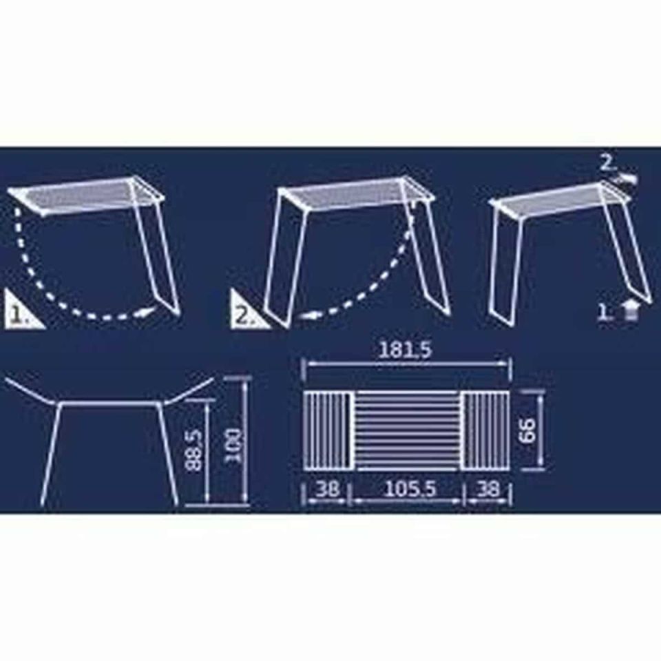 Leifheit Classic 180 Solid droogrek 18 m inklapbaar