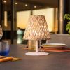 Lumisky Ibiza wireless LED table lamp bamboo IP44